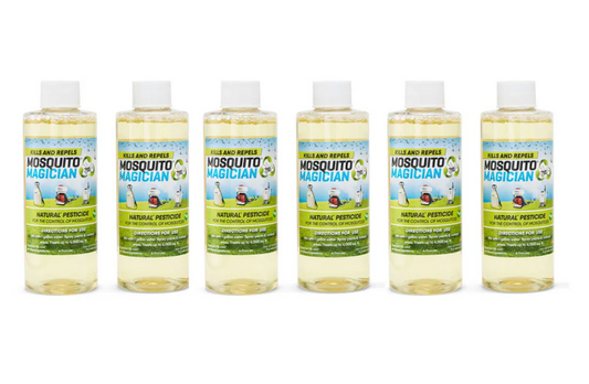 Mosquito Killer & Repellent Concentrate - Easy To Use Pack! 4 ounce bottles (6)
