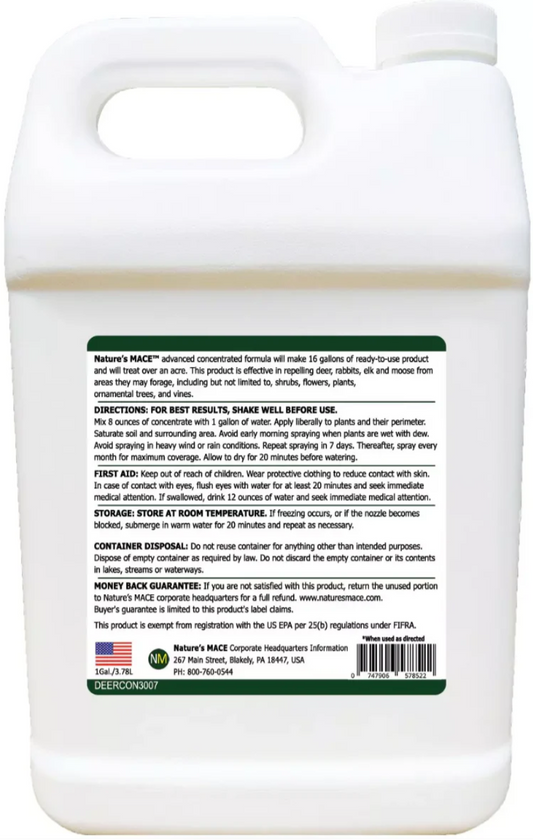 Deer & Rabbit Repellent Formula - 1 Gallon